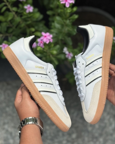 GIÀY ADIDAS SAMBA OG TRẮNG ĐEN UNISEX - IH5585
