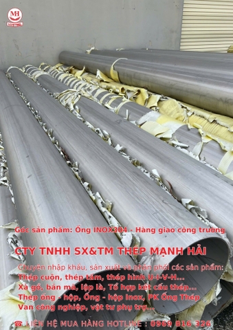 Ống inox 304, ống đúc inox 304, ống hàn inox 304, phụ kiện ống inox 304, thép không gỉ | Thép Mạnh Hải