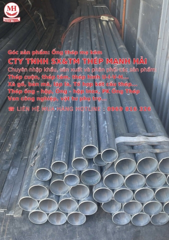 Nhà cung cấp ống thép đen, mạ kẽm uy tín, chất lượng cao tại Phía Bắc |  Ống - Hộp thép đen giá tốt | Ống - Hộp thép mạ kẽm nhúng nóng