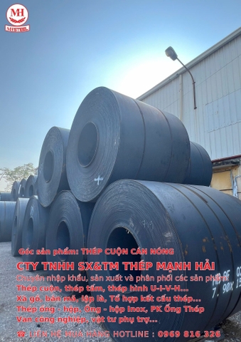 Thép cuộn cán nóng | Thép Cuộn trơn dày 3-20ly | Thép cuộn nhám dày 3-9 ly | Thép cuộn nhập khẩu giá tốt