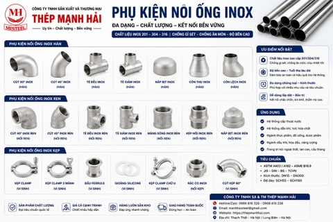 Phụ kiện nối ống inox tổng quan