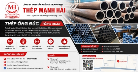 Thép ống đúc là gì? Tổng quan quy cách, bảng giá và ứng dụng ống thép đúc liền 2026