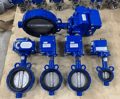 Van bướm điều khiển điện 24VDC | Van bướm 24VDC là gì | Các loại Van Bướm điều khiển điện