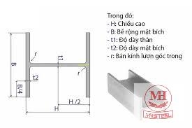 Thép hình H100x100x6x8