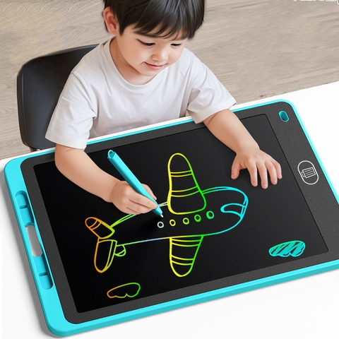 Bảng vẽ điện tử tự xóa thông minh màn hình LCD đa sắc 12 inch cho bé bảng vẽ lcd size lớn bảng viết điện tử TOYLIFE
