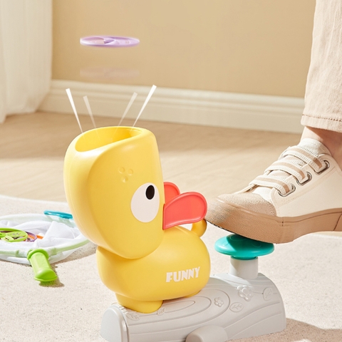 Đồ chơi tung hứng đĩa bay ufo, đồ chơi đĩa bay, frisbee hình chú voi con, đồ chơi vận động cho bé TOYLIFE