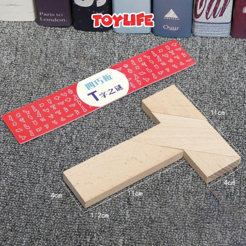 Sách xếp hình gỗ tangram kèm nam châm cho bé, đồ chơi sách ghép hình gỗ cho trẻ 1 2 3 4 5 6 7 8 tuổi TOYLIFE