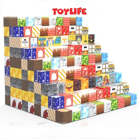 Khối minecraft nam châm giá rẻ 100 khối cho bé nam châm minecraft từ tính 200 khối 50 khối xây dựng TOYLIFE