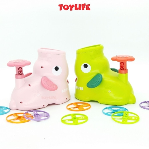 Đồ chơi tung hứng đĩa bay ufo, đồ chơi đĩa bay, frisbee hình chú voi con, đồ chơi vận động cho bé TOYLIFE