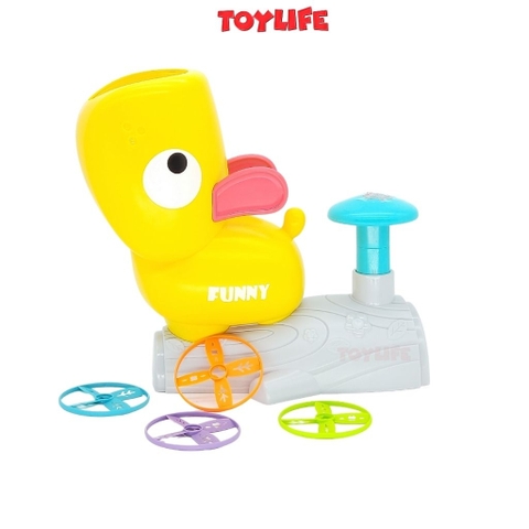 Đồ chơi tung hứng đĩa bay ufo, đồ chơi đĩa bay, frisbee hình chú voi con, đồ chơi vận động cho bé TOYLIFE