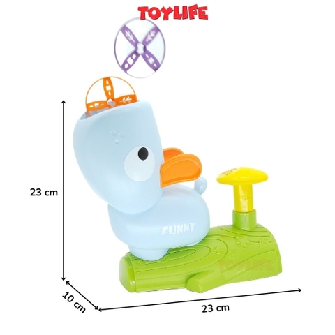 Đồ chơi tung hứng đĩa bay ufo, đồ chơi đĩa bay, frisbee hình chú voi con, đồ chơi vận động cho bé TOYLIFE