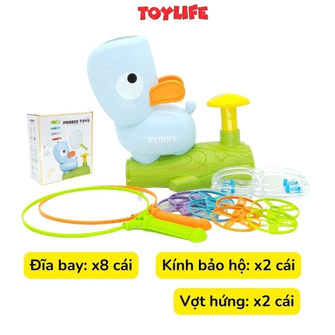 Đồ chơi tung hứng đĩa bay ufo, đồ chơi đĩa bay, frisbee hình chú voi con, đồ chơi vận động cho bé TOYLIFE