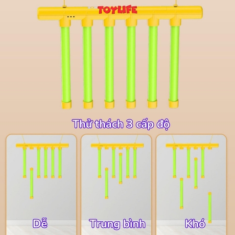 Đồ chơi bắt thanh rơi, gậy rơi, que rơi, đồ chơi vận động luyện phản xạ tập trung tốc độ cho bé, bộ luyện mắt luyện tay