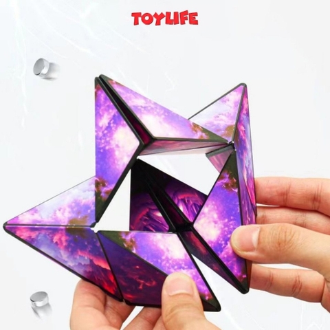 Đồ chơi rubik magic 3D Rubic ma thuật biến 72 hình nam châm, trò chơi trí tuệ cho bé TOYLIFE