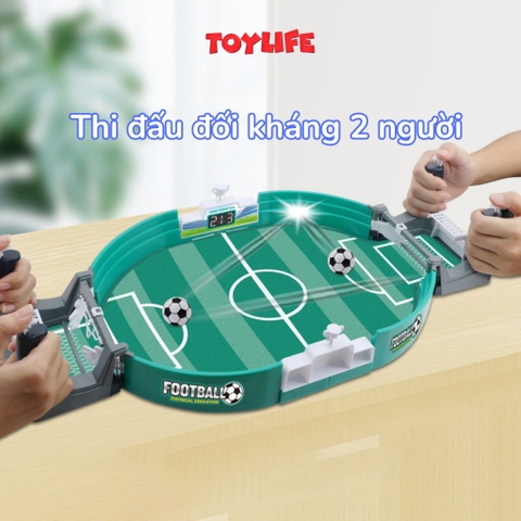 Đồ chơi đá bóng mini 2 người đối kháng cho bé loại size lớn 57 cm, sân bóng đá mini thi đấu cho trẻ TOYLIFE