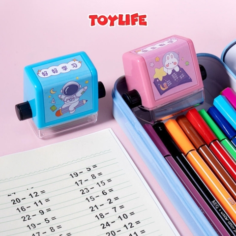 Con lăn phép tính cộng trừ nhân chia tự động cho bé máy tạo phép tính con dấu tạo phép toán thông minh cho bé thực hành