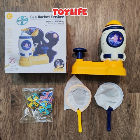 Đồ chơi tung hứng đĩa bay ufo, đồ chơi đĩa bay, frisbee hình chú voi con, đồ chơi vận động cho bé TOYLIFE