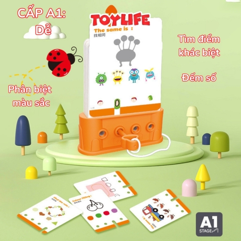 Đồ chơi chìa khóa logic thông minh cho bé trò chơi mở khóa trí tuệ logic key rèn luyện tư duy logic trẻ em TOYLIFE