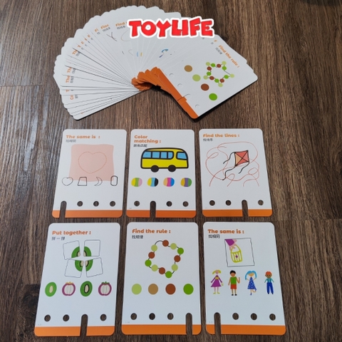 Đồ chơi chìa khóa logic thông minh cho bé trò chơi mở khóa trí tuệ logic key rèn luyện tư duy logic trẻ em TOYLIFE