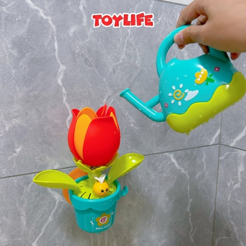 Đồ chơi nhà tắm tưới nước nở hoa ngộ nghĩnh cho bé trò chơi phòng tắm bình tưới nước nở bông hoa trẻ em TOYLIFE