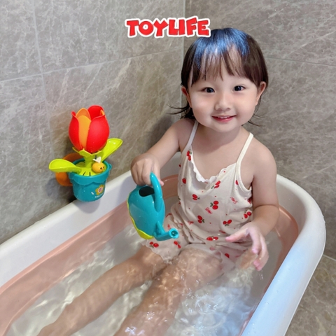 Đồ chơi nhà tắm tưới nước nở hoa ngộ nghĩnh cho bé trò chơi phòng tắm bình tưới nước nở bông hoa trẻ em TOYLIFE