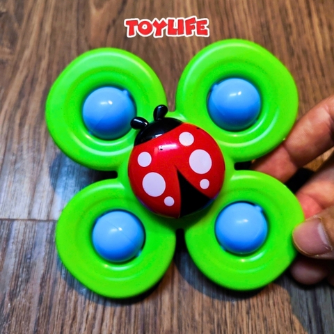 Set 3 con quay spinner đồ chơi cao cấp cho bé sơ sinh đồ chơi con quay spinner chong chóng quay vui nhộn TOYLIFE