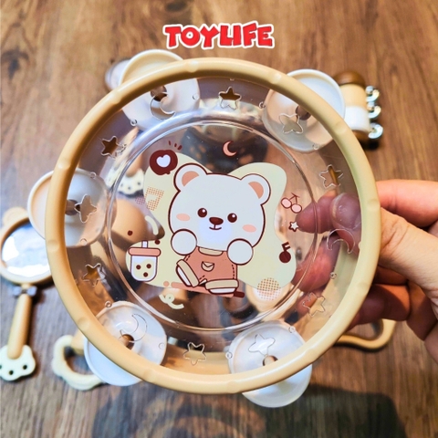 Đồ chơi lục lạc gặm nướu cầm tay 10 món an toàn cho bé xúc xắc gặm nướu cao cấp sơ sinh phát triển giác quan TOYLIFE