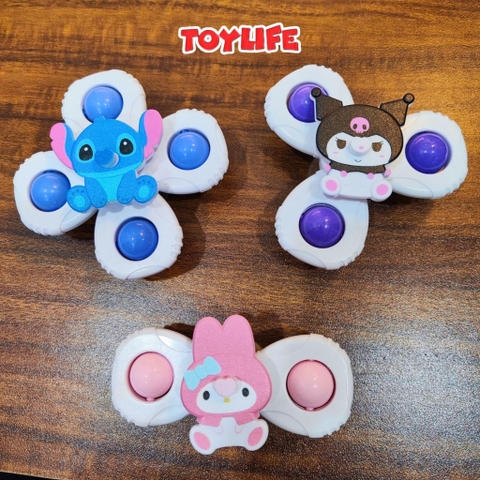 Set 3 con quay spinner đồ chơi cao cấp cho bé sơ sinh đồ chơi con quay spinner chong chóng quay vui nhộn TOYLIFE