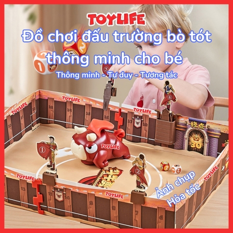 Đồ chơi đấu trường bò tót thông minh cho bé trò chơi chiến binh đấu bò siêu vui nhộn cho cả gia đình TOYLIFE