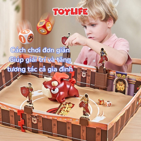 Đồ chơi đấu trường bò tót thông minh cho bé trò chơi chiến binh đấu bò siêu vui nhộn cho cả gia đình TOYLIFE