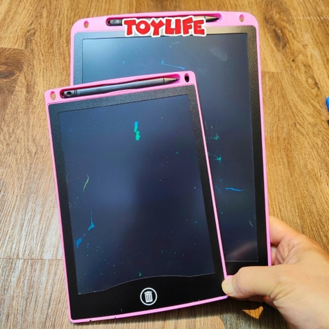 Bảng vẽ điện tử tự xóa thông minh màn hình LCD đa sắc 12 inch cho bé bảng vẽ lcd size lớn bảng viết điện tử TOYLIFE