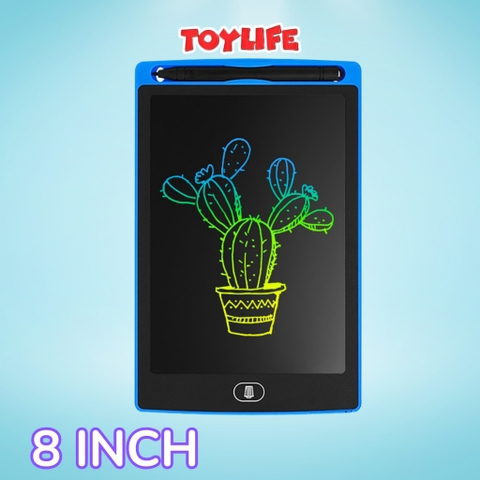 Bảng vẽ điện tử tự xóa thông minh màn hình LCD đa sắc 12 inch cho bé bảng vẽ lcd size lớn bảng viết điện tử TOYLIFE