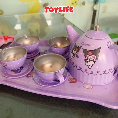 Đồ chơi vali tiệc trà bánh kuromi 36 chi tiết cao cấp cho bé bộ đồ chơi trà chiều trẻ em TOYLIFE