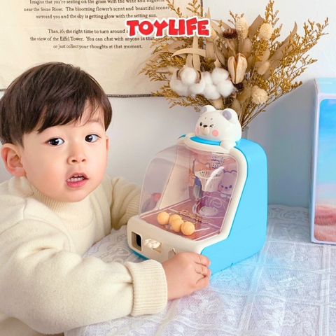 Đồ chơi máy bắn bóng rổ thế hệ mới tính điểm cho bé máy ném bóng rổ tặng kèm xu máy chơi bóng rổ có đèn nhạc TOYLIFE