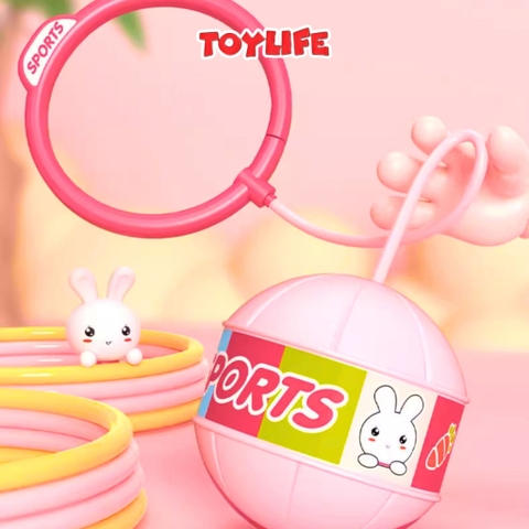 Bóng nhảy phát sáng tăng chiều cao cho bé đồ chơi bóng nhảy dây tập thể dục có đèn trẻ em TOYLIFE