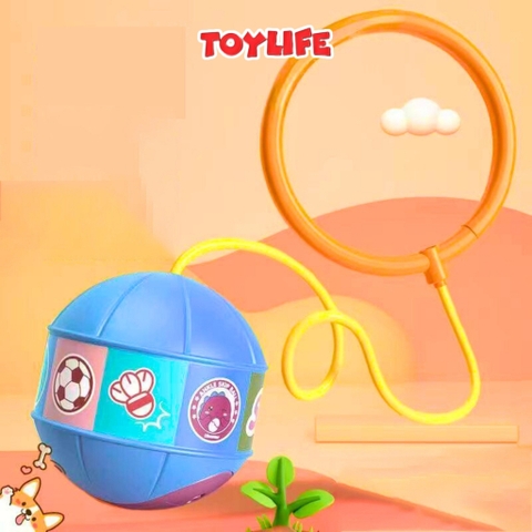 Bóng nhảy phát sáng tăng chiều cao cho bé đồ chơi bóng nhảy dây tập thể dục có đèn trẻ em TOYLIFE