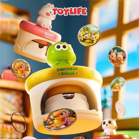 Đồ chơi máy làm huy hiệu thủ công DIY sáng tạo cho bé máy ép tự làm huy hiệu handmade quà tặng trẻ em TOYLIFE