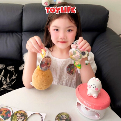 Đồ chơi máy làm huy hiệu thủ công DIY sáng tạo cho bé máy ép tự làm huy hiệu handmade quà tặng trẻ em TOYLIFE