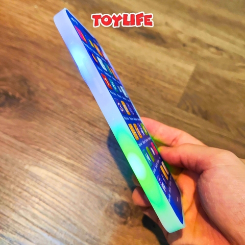 Đồ chơi điện thoại thông minh tiếng việt có đèn nhạc tặng kèm sạc cho bé điện thoại di động mô hình giáo dục TOYLIFE