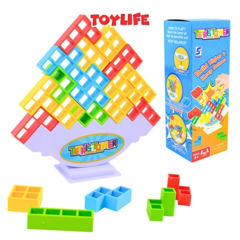 Đồ chơi xếp hình cân bằng thế hệ mới thông minh cho bé xếp hình thăng bằng trò chơi xếp chồng cân bằng TOYLIFE