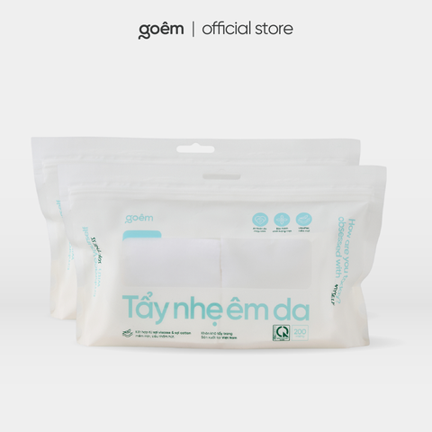 Combo 2 Khăn Khô Tẩy Trang Goêm 