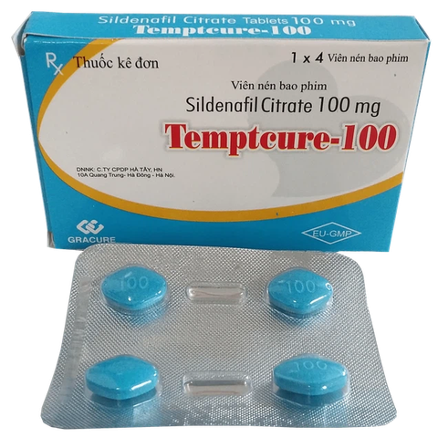 Temptcure-100mg ấn Sildelafil ( T/200h/4v)