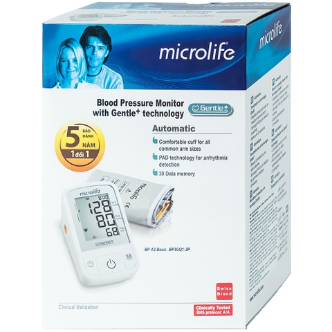 Máy huyết áp BP W2 slim điện tử bắp tay Microlife