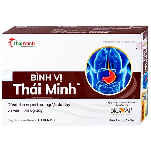 Bình vị Thái Minh H2vỉ x 10v