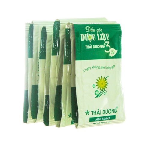 Dầu gội thái dương 3 gói xanh
