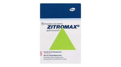Zitromax hỗn dịch (Azithromycin) 600mg/15ml ý