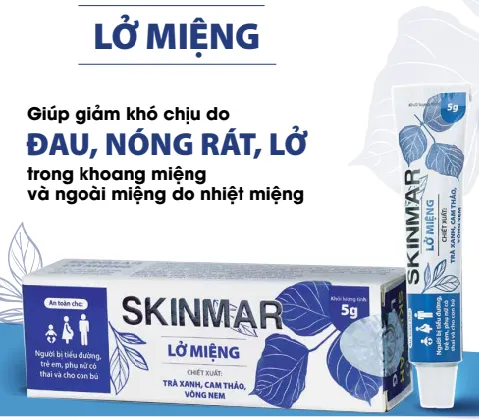 skinmad lở miệng tuyp 5g