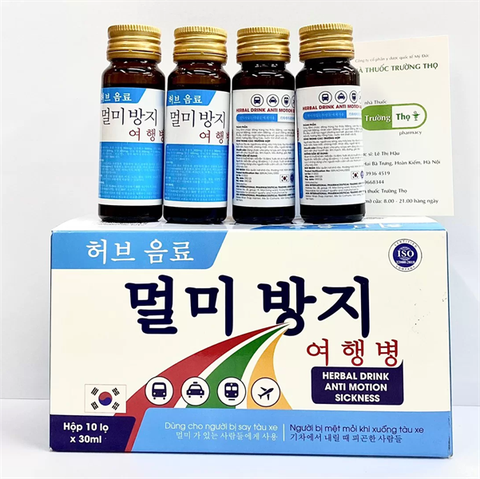 say xe n­ước (nội)hộp 10 lọ