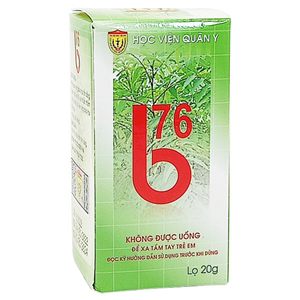 B76 bôi bỏng lọ 20g HVQY