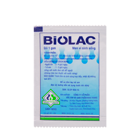 men Biolac hộp 10 gói